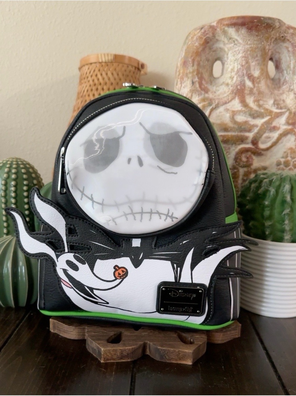 Loungefly Disney Nightmare Before Christmas Jack Skellington & Zero Lenticular